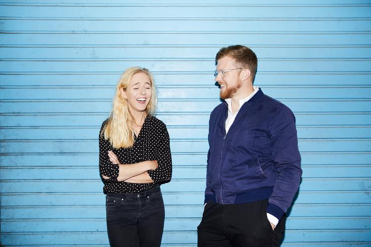 Julie Hornbek Toft og Anders Stegger er værter på P3-programmet 'Stegger og Toft'. 