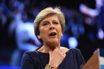 Theresa May var forfulgt af uheld under den vigtige tale på den konservative kongres i Manchester.  