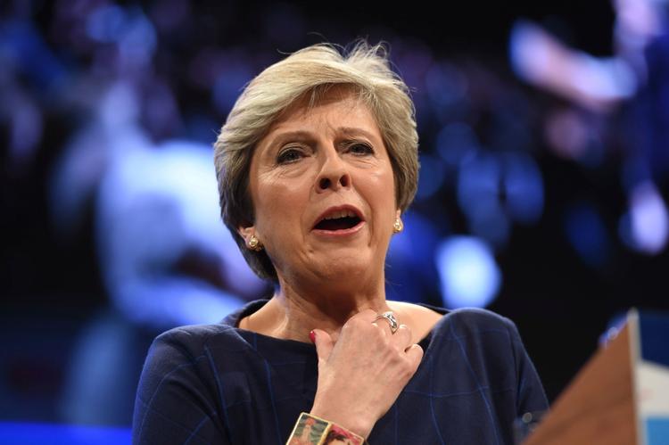 Theresa May var forfulgt af uheld under den vigtige tale på den konservative kongres i Manchester.  