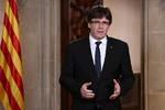 Cataloniens præsident, Carles Puigdemont, havde forventet en invitation til dialog, sagde han under sin tale.  