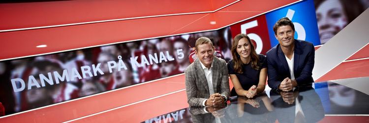 Frank Arnesen, Mette Cornelius og Brian Laudrup fører seerne igennem landskampene på Kanal 5 