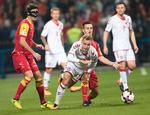 Christian Eriksen spillede en stor 1. halvleg i Montenegro, men var lidt mere anonym efter pausen, da Danmark ikke satsede ret meget frem ad banen.
   