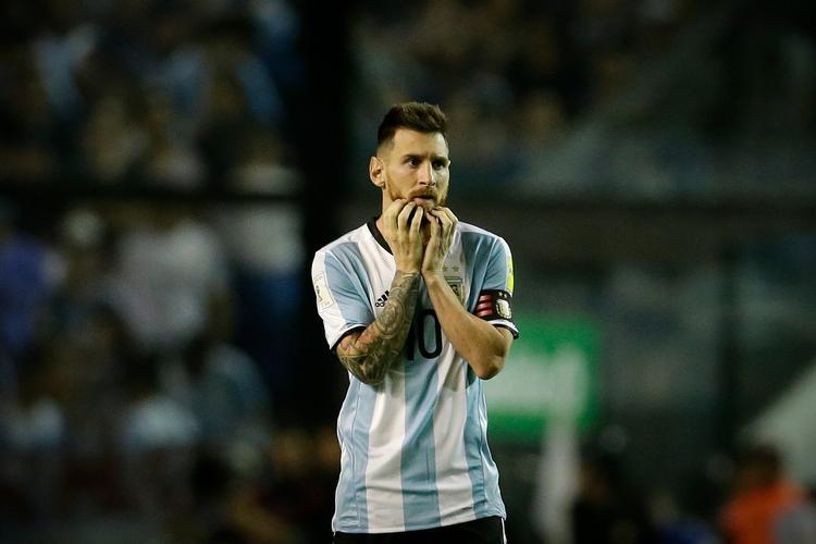  Lionel Messi er tæt på den helt store fiasko med Argentinas landshold. 