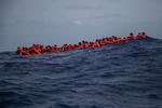 Mange migranter, der søger mod Europa, har taget turen fra Libyens kyst.  