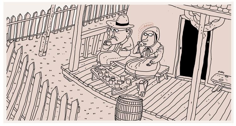 Tegning: Philip Ytournel 
