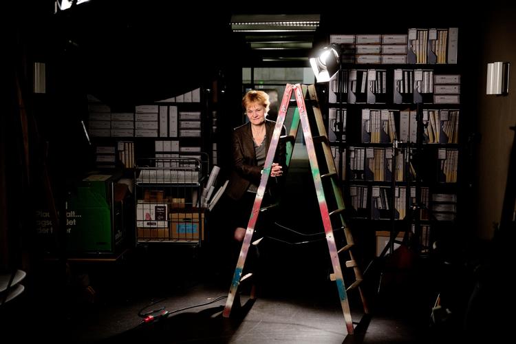 DR's dramachef siden 2012 har været Piv Bernt. Hun har blandt andet været med til at søsætte tv-serien 'Bedrag', hvor hun står i scenegrafien. Arkivfoto: Peter Hove Olesen