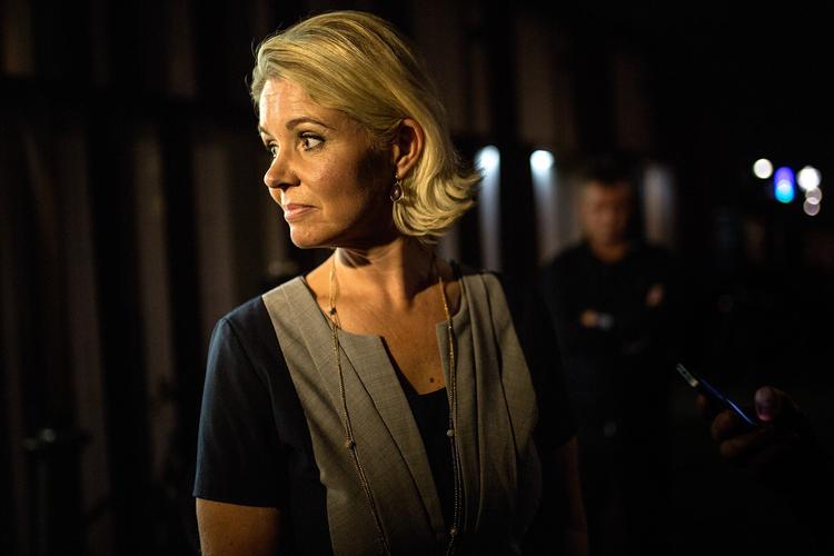 
    Pia Allerslevblev i september væltet som sit partis spidskandidat.  