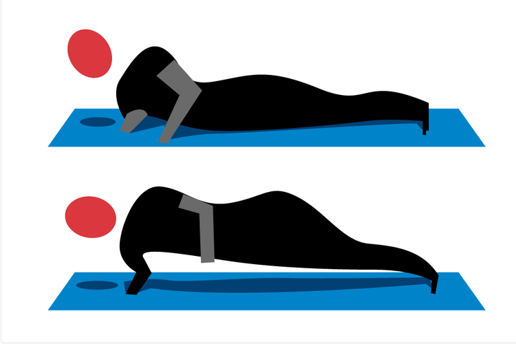 De rette øvelser kan få dig i form til skituren Illustration:  Claus Nørregaard