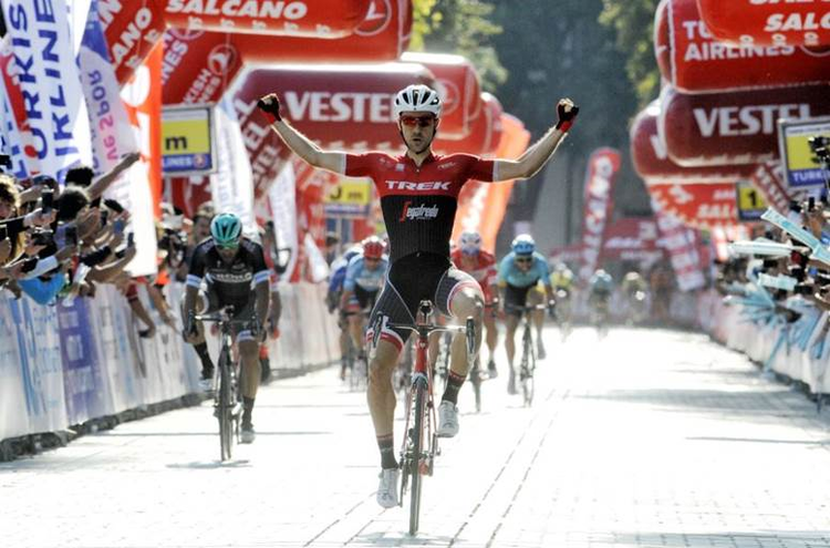 Belgieren Edward Theuns sejrede suverænt på sidste etape i Tyrkiet Rundt. Foto: Brian Hodes/VeloImages. 