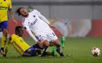  Zlins Ibrahim-Benjamin Traore nedlægger Uros Matic. 