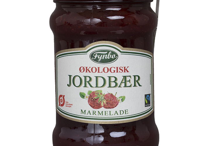 340g Økologisk Jordbær