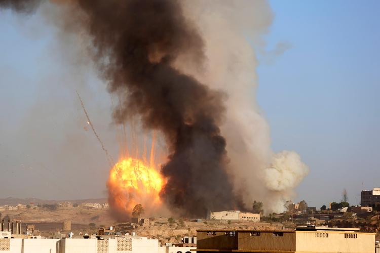 Når Saudi-Arabien kaster bomber over Yemen, foregår det ofte med våben og fly importeret fra Storbritannien. (arkivfoto) 