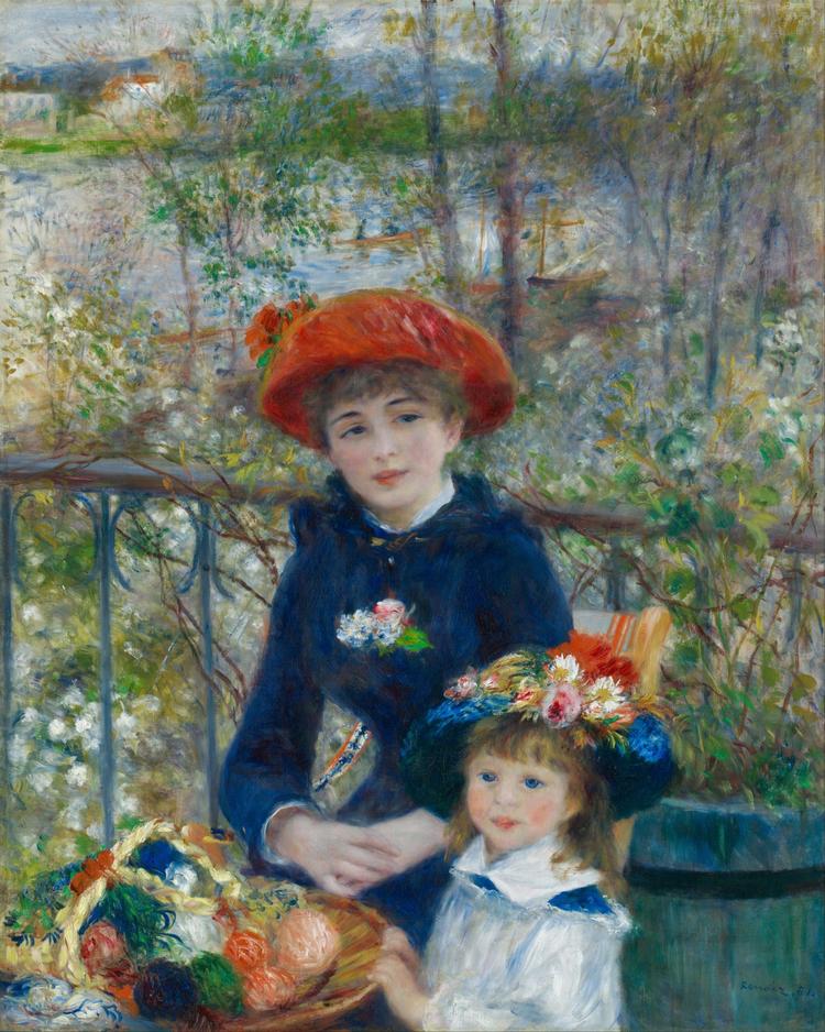 Her er det ægte Renoir-billede, som hænger i Chicago.  