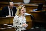 
    Johanne Schmidt-Nielsen, Enhedslisten, lever i bedste velgående. 
