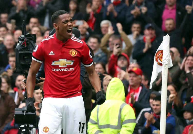 Det var fjerde gang i sæsonen, Martial kom på banen på bænken og scorede 
