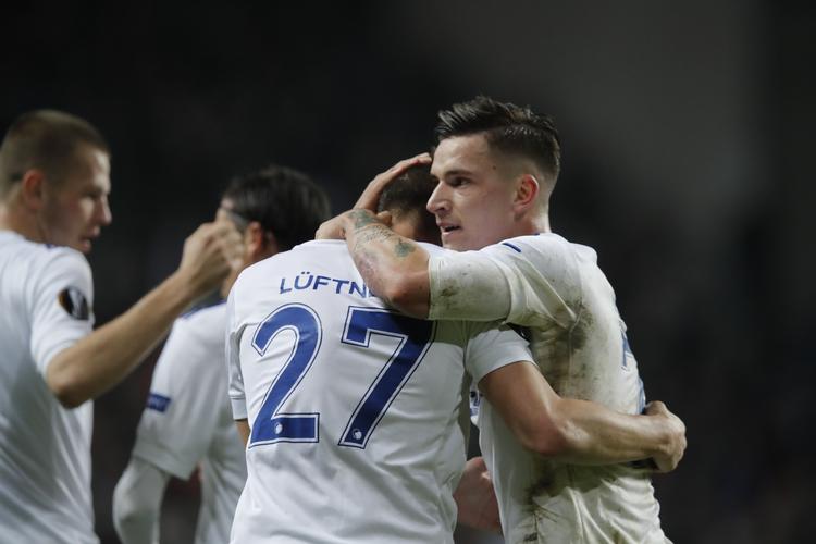 Lüftner og Verbic (th) har scoret for FCK. 
   