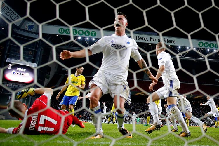 I første halvleg jublede Benjamin Verbic over Michael Lüftners mål til 1-0. I anden halvleg scorede Verbic selv de to andre FCK-mål. 