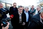Næstformand i bestyrelsen for Roskilde Bank Niels Erik Quist Krüger ankommer til retten. 
   