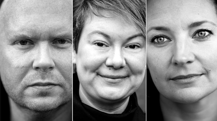 Jonas T. Bengtsson, Janni Olesen og Anne-Cathrine Riebnitzsky.  