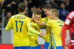 Sverige scorede 26 gange i 10 kampe i kvalifikationen.  