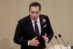 Leder af Frihedspartiet, Heinz-Christian Strache.  
