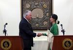 Den amerikanske udenrigsminister, Rex Tillerson, mødtes tidligere onsdag med Myanmars reelle regeringsleder, Aung San Kuu Kyi, i landets hovedstad. Hun har været under hård kritik for ikke at have taget afstand til forfølgelsen af rohingyaer. 