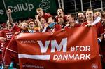 
    Landsholdspillerne jublede efter sejren i Dublin. Næste fest bliver i Rusland til sommer. 