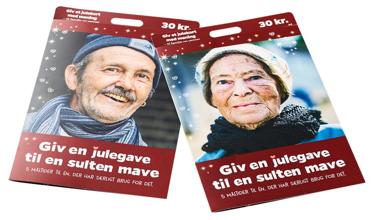 I dag lancerer Netto og FødevareBanken et projekt, der samler ind til socialt udsatte og hjemløse i Danmark henover juletiden. Målet er det, der svarer til 250.000 måltider, og et af tiltagene er måltidsjulekortet, der for 30 kroner kan købes ved kassen og donerer fem måltider til en udsat person. 