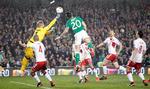 Shane Duffy og Irland chokstartede kampen med et mål efter få minutter. Danskerne fik dog hurtigt rystet det af sig og scorede fem flotte mål. 