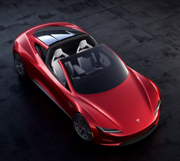 Teslas nye Roaster med den lynhurtige acceleration.  