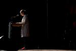 
    Socialdemokraternes formand Mette Frederiksen holdt seks taler i løbet af 1. maj i år, Her er hun i Fælledparken i København.
   