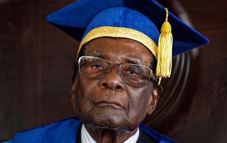 Robert Mugabe styrede Zimbabwe med hård hånd gennem 37 år. 