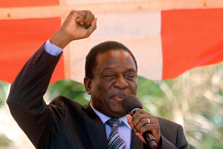 Arkivfoto. Vicepræsident Emmerson Mnangagwa  