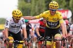 Michal Kwiatkowski (tv.) sluttede i år som nr. 57 i Tour de France, hvor han var  luksushjælper og trækdyr for vinderen Chris Froome. Michal Kwiatkowskis rekordliste omfatter blandt andet en VM-titel samt sejre i klassikerne Milano-Sanremo og Amstel Gold Race.  