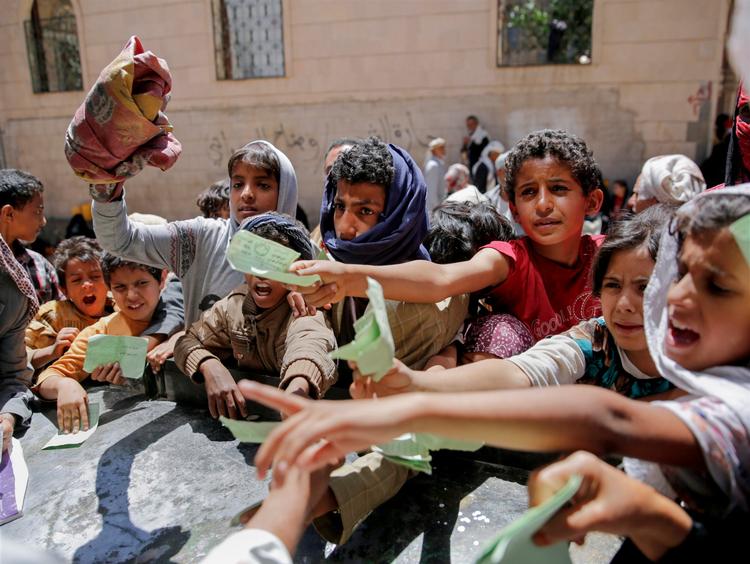 Krigen i Yemen har betydet, at omkring syv millioner personer sulter. Og flere end 10.000 har mistet livet. 