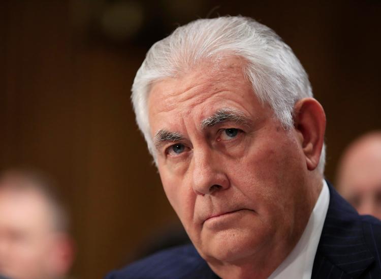 USA's udenrigsminister, Rex Tillerson.  