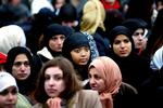 For Danmarks vedkommende er den muslimske befolkningsandel i dag angivet til 5,4 procent. 