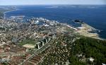 Aarhus set fra oven. Kommunen rummer den største forskel på den største og mindste kvadratmeterpris. 
   
