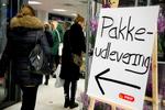 Pakke-boom i julehandlen