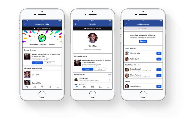 Facebook siger, at deres Messenger Kids er forældrestyret, og konstrueret efter, hvad børn godt kan lide, herunder billeder, emojis og lignende.  