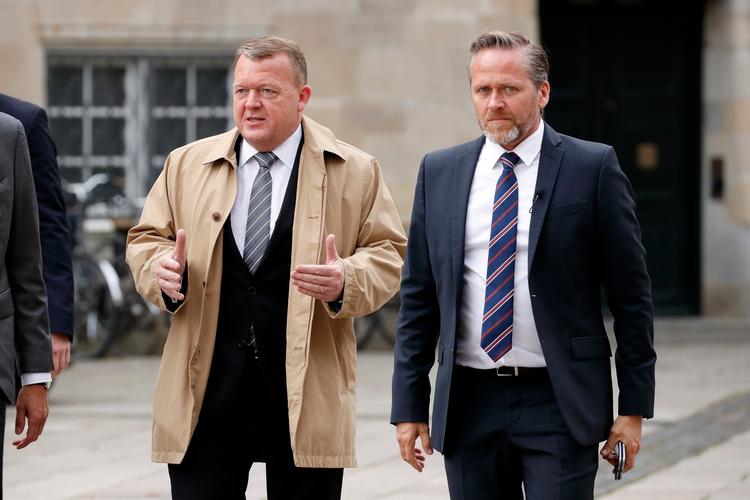 Statsminister Lars Løkke Rasmussen (V) og udenrigsminister Anders Samuelsen (LA). 