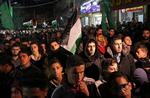 Hamas-tilhængere protesterer. 