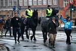 Demonstration mod nedlæggelsen af det beredne politi