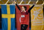 Stine Bodholt har trænet med de seneste dage og er nu klar til at spille.
   