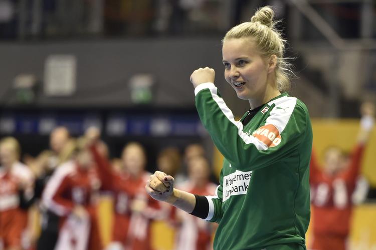 Tre straffekast var blandt de mange store redninger, Sandra Toft havde. 