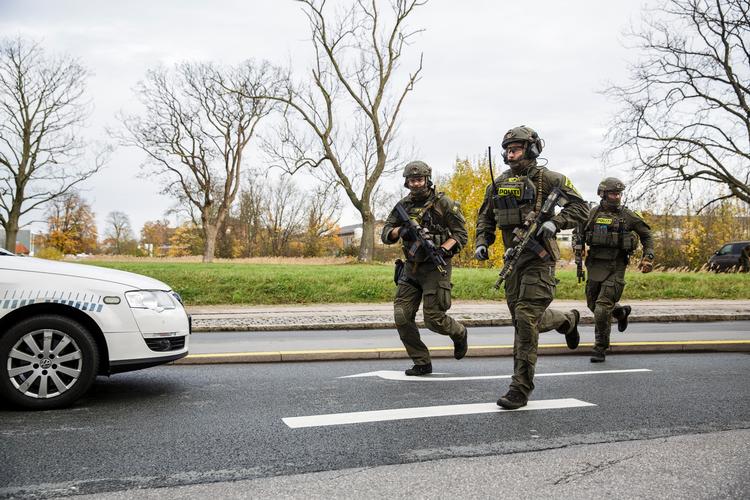 En stor del af befolkningen er bekymrede for terrorangreb, viser undersøgelse fra Beredskabsstyrelsen. Under halvdelen af os tror, at beredskabet - som her antiterrorbetjente - kan håndtere et angreb. 