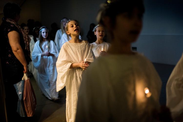 Du kan stadig nå tre forskellige Lucia-optog i København først på aftenen.  
