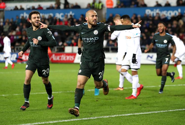 Manchester Citys suveræne spanske kreatør David Silva var i målhumør i Wales, og det gik ud over Swansea, der ikke kunne bremse gæsterne. 
   