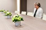 
Theresa May er presset fra alle sider i Brexitforhandlingerne forud for ugens EU-topmøde i Bruxelles. Billedet af en ensom May er fra EU-topmødet i oktober, hvor Brexit også var på dagsordenen. 