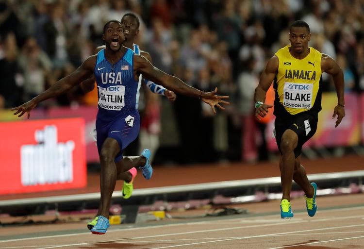 Justin Gatlin  blev verdensmester i London tidligere i år.  